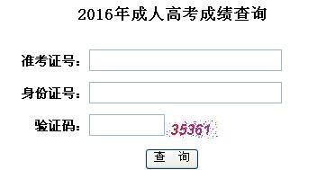 2016年湖北成人高考成绩查询入口