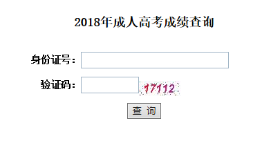 2018年湖北成人高考成绩查询入口