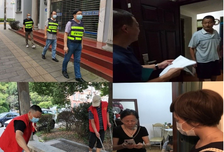 荆州教育学院成人教育党员干部常态化下沉社区服务群众情况1