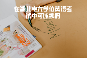 在湖北电大学位英语考试中可以抄吗