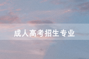 2020年长江大学成人高考校内直招招生专业