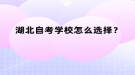 湖北自考学校怎么选择？