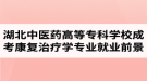 湖北中医药高等专科学校成人高考康复治疗学专业就业前景怎么样？