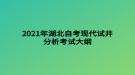 2021年湖北自考现代试井分析考试大纲