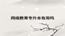 网络教育专升本有用吗