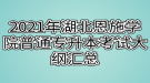 2021年湖北恩施学院普通专升本考试大纲汇总