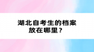 湖北自考生的档案放在哪里？