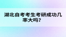湖北自考考生考研成功几率大吗？