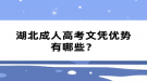 湖北成人高考文凭优势有哪些？