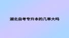 湖北自考专升本的几率大吗