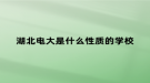湖北电大是什么性质的学校