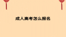 成人高考怎么报名