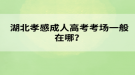 湖北孝感成人高考考场一般在哪？
