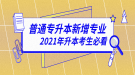 2020年湖北普通专升本新增专业有哪些？