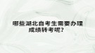 哪些湖北自考生需要办理成绩转考呢？