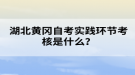 湖北黄冈自考实践环节考核是什么？