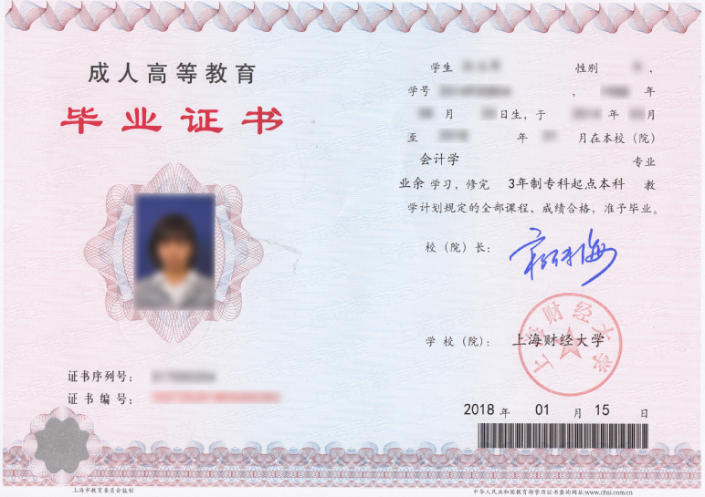 2021年上海财经大学成人高考招生简章